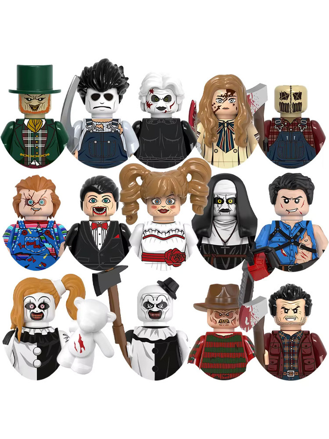 Warner Bros. Halloween-Film Mini-Actionfiguren, Bausteine - Bild 1
