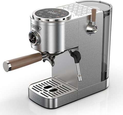 HiBREW H13 Espressomaschine mit Dual-Boiler und Touchscreen, 20 Bar, grau