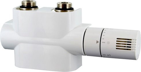 XIMAX MA-Garnitur mit Thermostatkopf in Weiß, B/H/L: 50 x 90 x 190 mm - Bild 1