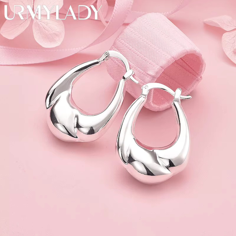 URMYLADY Ohrclips, 925 Sterlingsilber, Damen - Bild 2