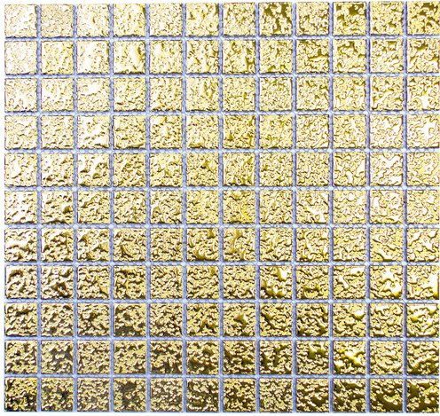 HuH Mosaikfliese Classic Wandbelag Keramik goldfarben B/H: 30,2 x 33 cm - Bild 1