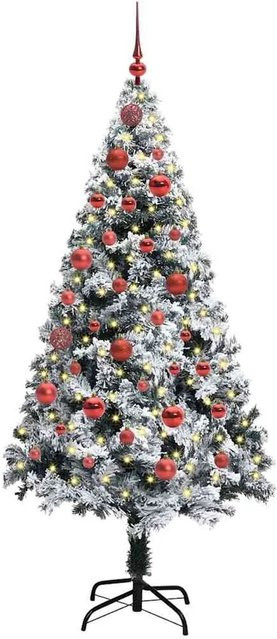 vidaXL Künstlicher Weihnachtsbaum mit 150 LEDs in Grün, Höhe: 150 cm - Bild 1
