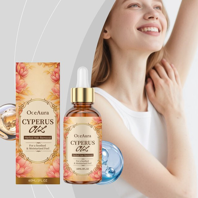 OceAura Aftershave-Öl Cyperus Rotundus, 60 ml, Herren - Bild 1