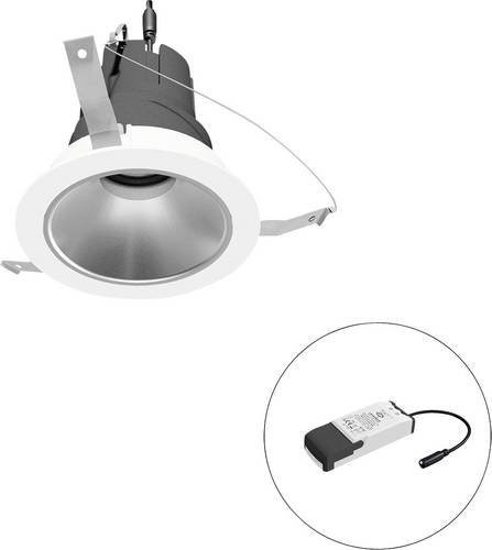 EVN LED-Deckenstrahler F02R14SM0627L55P in Weiß, rund und verstellbar - Bild 1