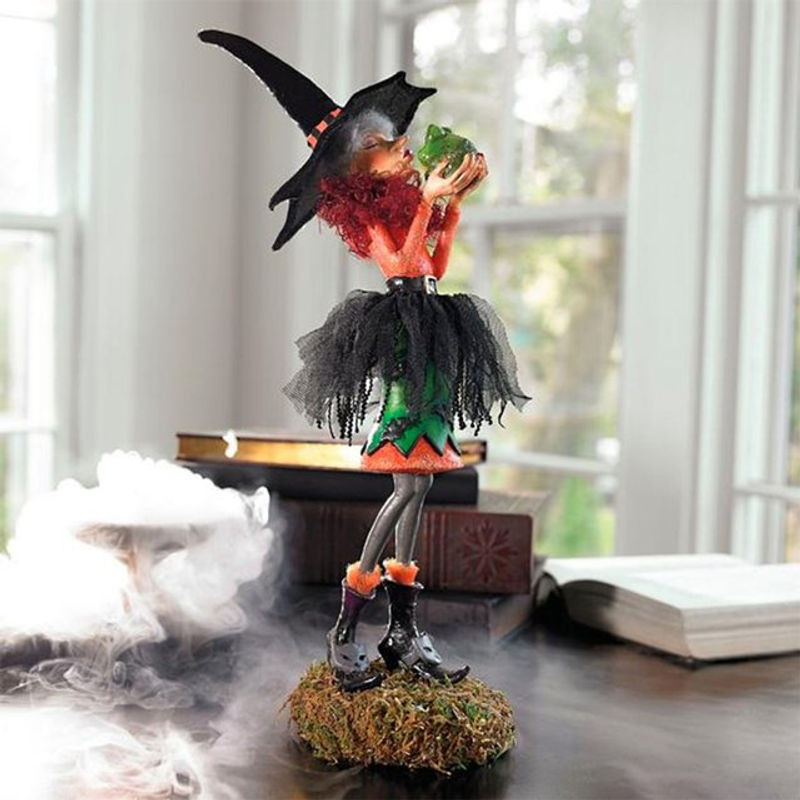 Kreatives Desktop-Ornament aus Kunstharz in Grau und Mehrfarbig für deine Halloween-Dekoration - Bild 1