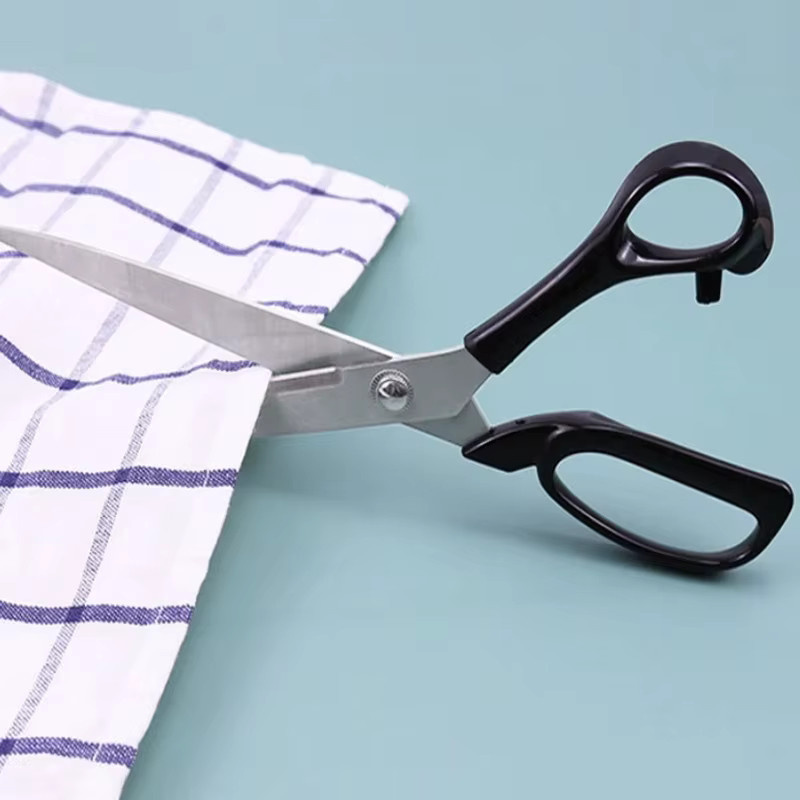 Professionelle Schneiderschere aus Edelstahl in Schwarz, 10 Zoll (25,4 cm) - Bild 4