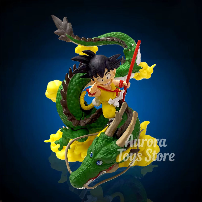 Bandai Dragon Ball Anime Figuren Shenron und Goku als PVC Statue, mehrfarbig, Höhe: 13 cm - Bild 5