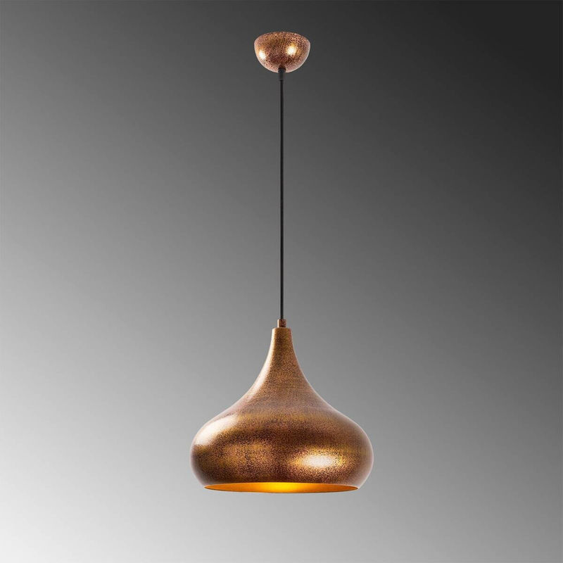 Opviq Pendelleuchte Muba Multicolor in Kupfer aus Metall mit E27 Fassung, B: 26 cm, H: 128 cm, T: 26 cm - Bild 2