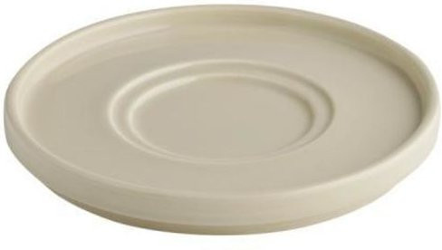 APS Untertassen THE GRID aus Porzellan, beige, 6er Pack, B: 16 cm, T: 16 cm, H: 2 cm - Bild 1