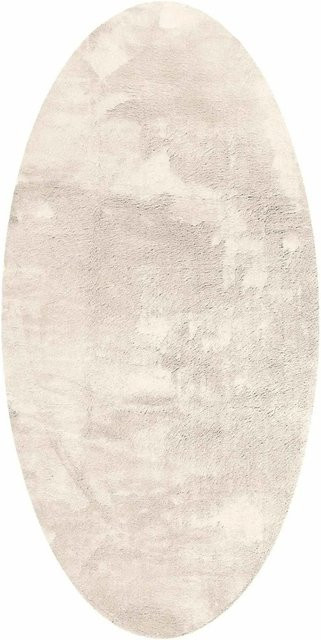 vidaXL Bereichsteppich HUARTE Oval in Beige aus Polyester, B: 100 cm, L: 200 cm - Bild 1