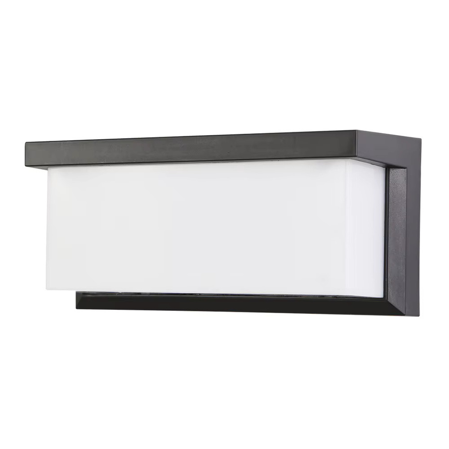 Moderne quadratische LED Wandleuchte von CHENBEN in Schwarz mit Up-Down-Licht, IP65 wasserdicht für Balkon, Wohnzimmer und Schlafzimmer, 25 W - Bild 7