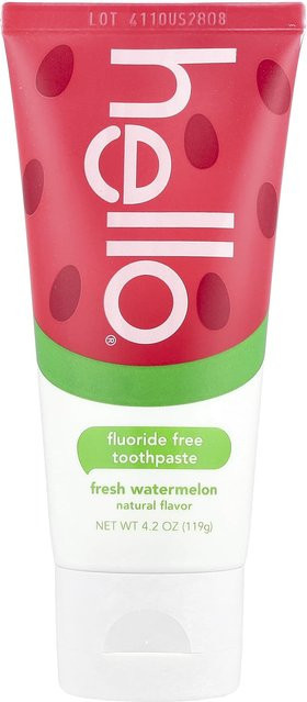 Hello Kids Zahnpasta Wassermelone, fluoridfrei, 119 g, Kinder - Bild 1