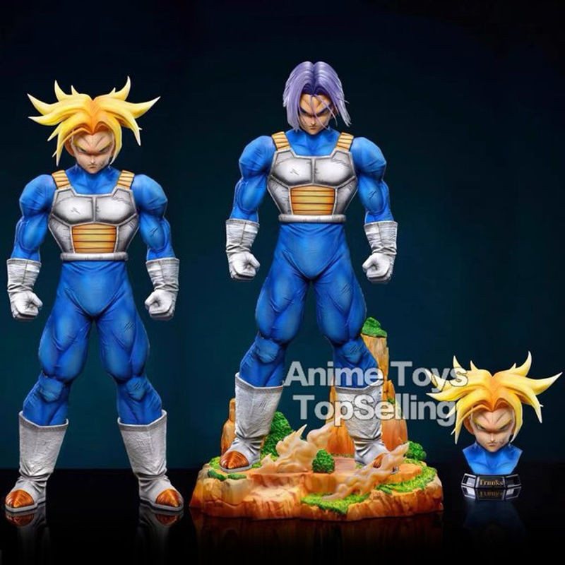 Bandai Dragon Ball Z Trunks Anime Figur aus Kunststoff, Blau, Höhe: 30 cm - Bild 1
