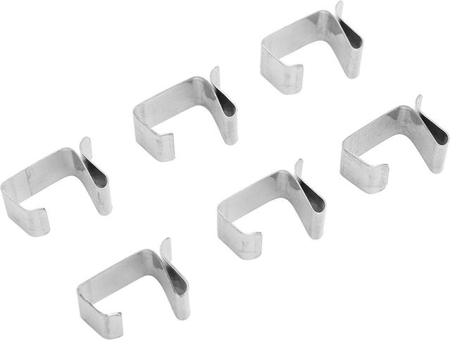 50 Stück KaiSai Dachrinnenhaken aus Edelstahl in Silber für Weihnachtsbeleuchtung, B/T/H: 120 x 60 x 0,3 cm - Bild 1