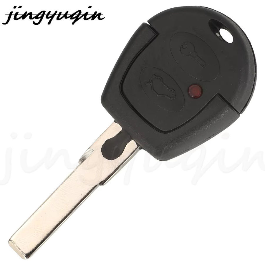 Jingyuqin 2-Tasten-Fernbedienung für Autoschlüssel in Schwarz, 433 MHz, ID48-Chip, passend für Volkswagen Brasilien, VW Fox 2006–2008, Citi Golf 2003, 4Z0959753C - Bild 3