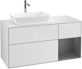 V&B Waschtischunterschrank Finion in Weiß lackiert, Breite: 120 cm, Tiefe: 50,1 cm, Höhe: 50,1 cm - Bild 1