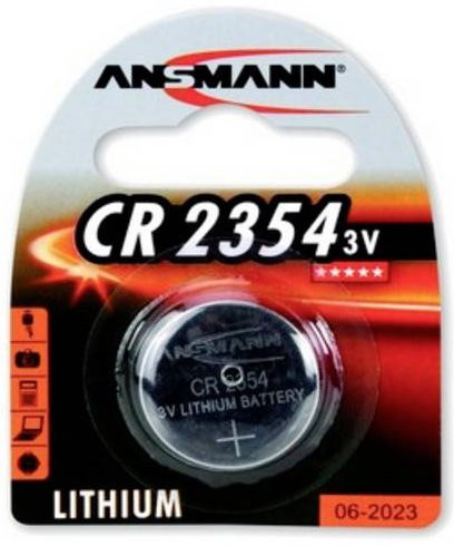 Ansmann Knopfzelle CR2354 Lithium 3V mit 550 mAh in Silber - Bild 1