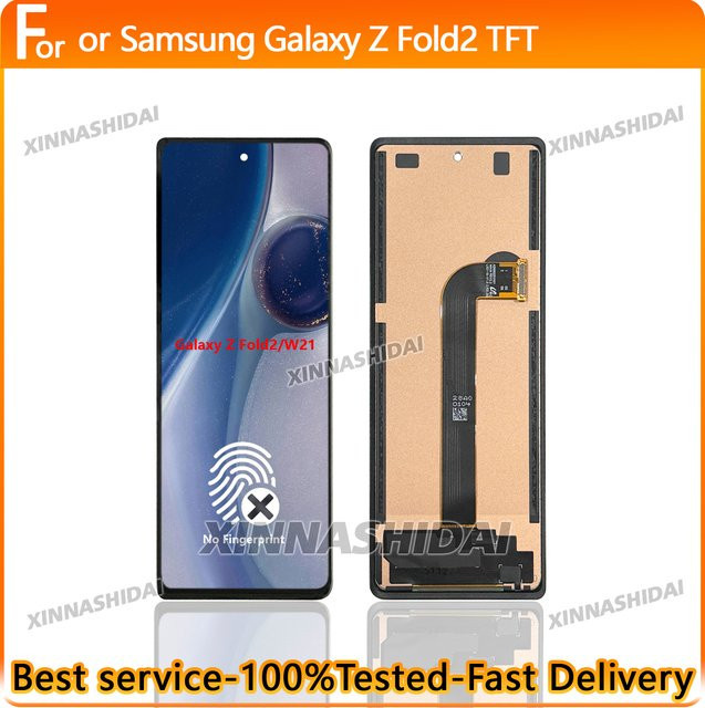 Samsung Galaxy Z Fold 2 TFT Display mit Touch Panel Digitizer in Schwarz - Bild 1