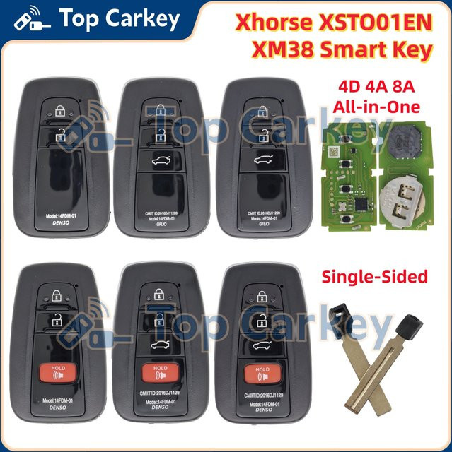 Xhorse XSTO01EN Universal Smart Key VVDI TOY.T XM38 mit 4D 4A 8A Chip für Camry Levin Highlander Avalon Vios Corolla RAV4 - Bild 1