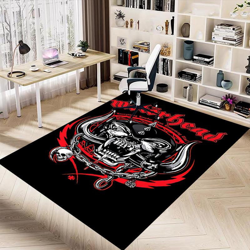 Motörhead Bodenmatte von Yun Home in Schwarz, Urbaner Stil, Polyester, rutschfest und waschbar, B/T: 90 x 60 cm - Bild 5