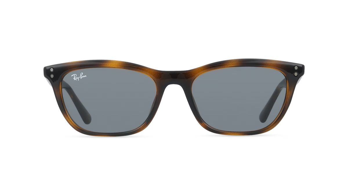 Ray-Ban RB4474D Sonnenbrille, Vollrand, hexagonal, Kunststoff, Unisex, braun, grau - Bild 1