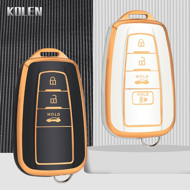 KOLEN TPU Schlüsselhülle für Toyota Corolla Prius Camry C-HR Rav4 Altis Land Cruiser Prado Keyless Remote Key Fall Abdeckung - Bild 1