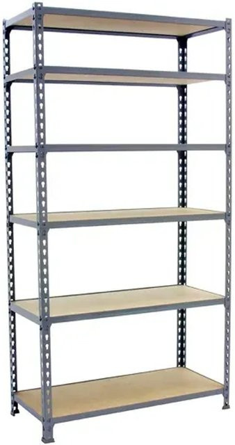 PROREGAL Schwerlastregal Giant Muli mit 6 verstellbaren Fachböden, Grau, H x B x T: 250 x 110 x 30 cm - Bild 1
