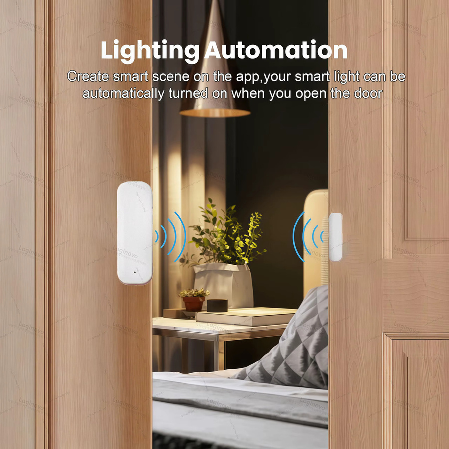 Coolo Zigbee Tür und Fenster Kontakt Sensor in Weiß für Smart Home mit Alexa und Google Home Unterstützung - Bild 4