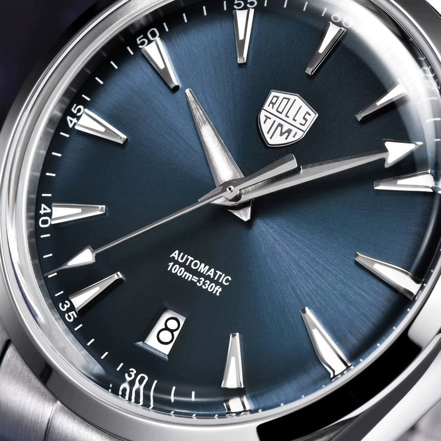 Rollstimi Armbanduhr, Automatik, Edelstahl, Saphirglas, Herren - Bild 3