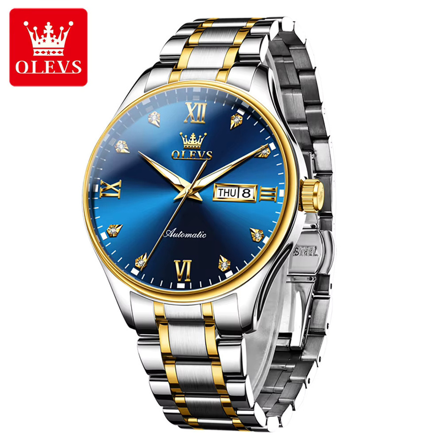 OLEVS Armbanduhr, Automatik, Edelstahl, Herren - Bild 2