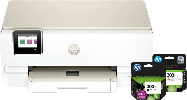 HP Envy Photo 7234 Multifunktionsdrucker mit Drucken, Scannen und Kopieren inklusive 1 schwarzer XL-Reservepatrone und 1 Farbpatrone - Bild 1