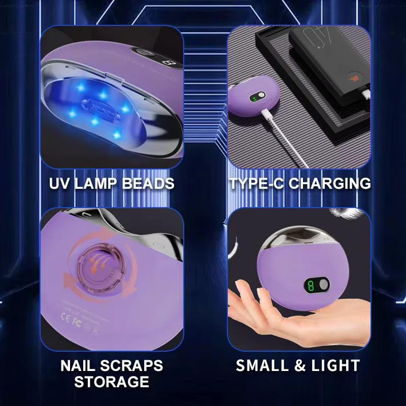 Vancostar Elektrischer Nagelknipser, lila, Kinder - Bild 4