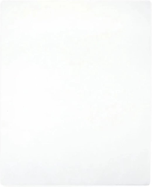 vidaXL Spannbettlaken aus Jersey in Weiß, B/T: 90 x 200 cm, atmungsaktive Baumwolle - Bild 1