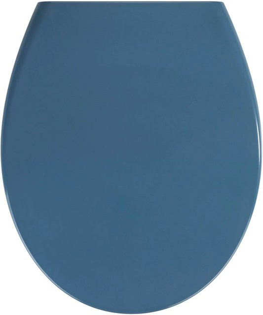 Wenko Premium WC-Sitz Samos aus Duroplast mit Absenkautomatik in Slate Blue - Bild 1