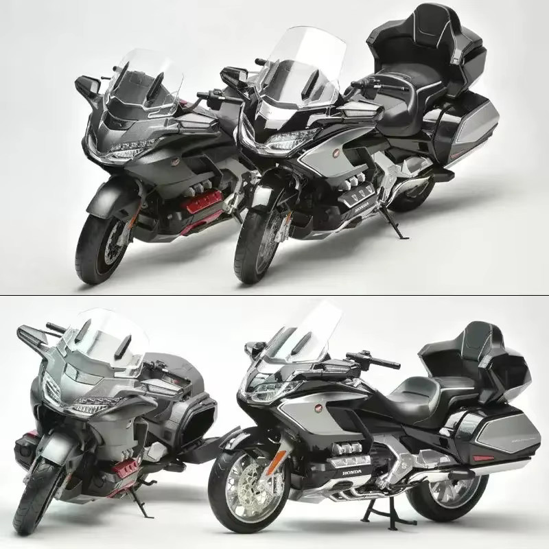 MINI AUTO Gold Wing GL800 Motorrad, Metallmodell, mit Sound und Licht - Bild 4