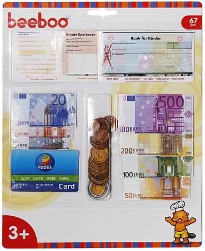 Beeboo Spielgeld Euro Multicolor B: 25,0 cm, H: 31,5 cm - Bild 1