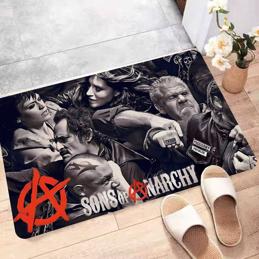 Potdemiel Bodenmatte Sons Of Anarchy, rechteckig, rutschfest und wetterfest, mehrfarbig, B/T: 60,0 x 40,0 cm - Bild 5
