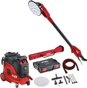 FLEX Wand- und Deckenschleifer GE 6 X-EC Set Klasse M in Rot - Bild 1
