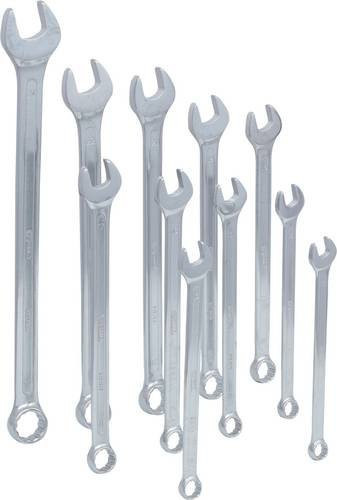 KS Tools CLASSIC Ringmaulschlüssel-Satz aus Chrom-Vanadium, 11-teilig, Silber, 12-24mm - Bild 1