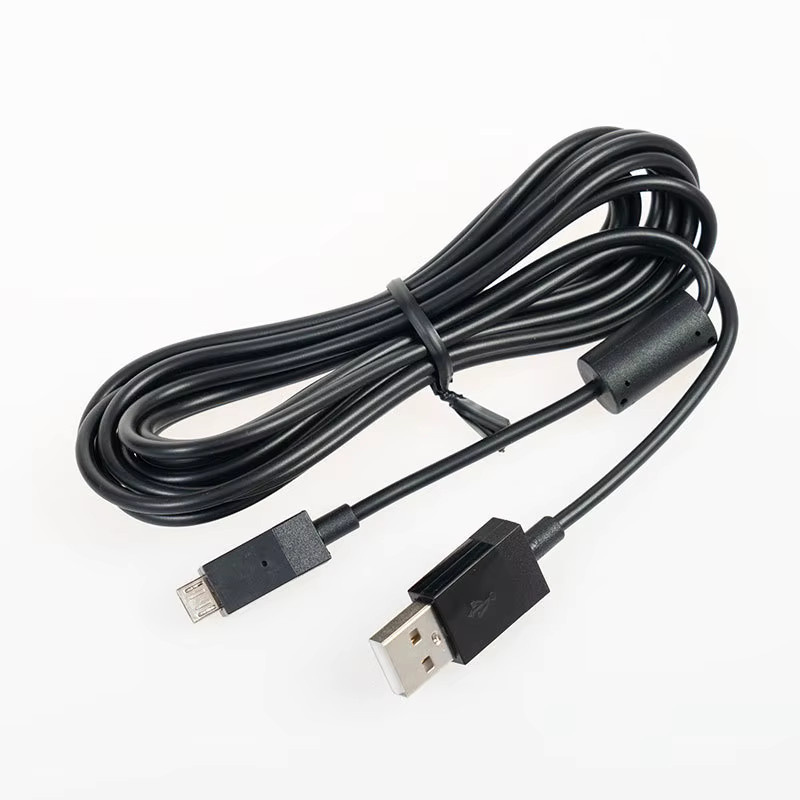 Micro-USB auf USB-C Ladekabel für PS5-Controller und Xbox Series S X Gamepad, Schwarz, Länge: 1 m bis 2,75 m - Bild 4