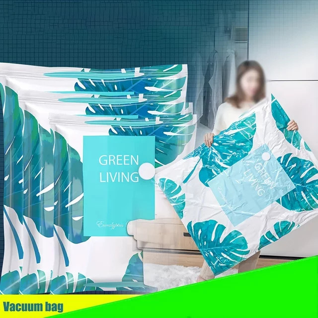 Ticify Vakuum-Kompressionsbeutel Aufbewahrungstasche in Multicolour mit großem Fassungsvermögen und Staubschutz - Bild 1
