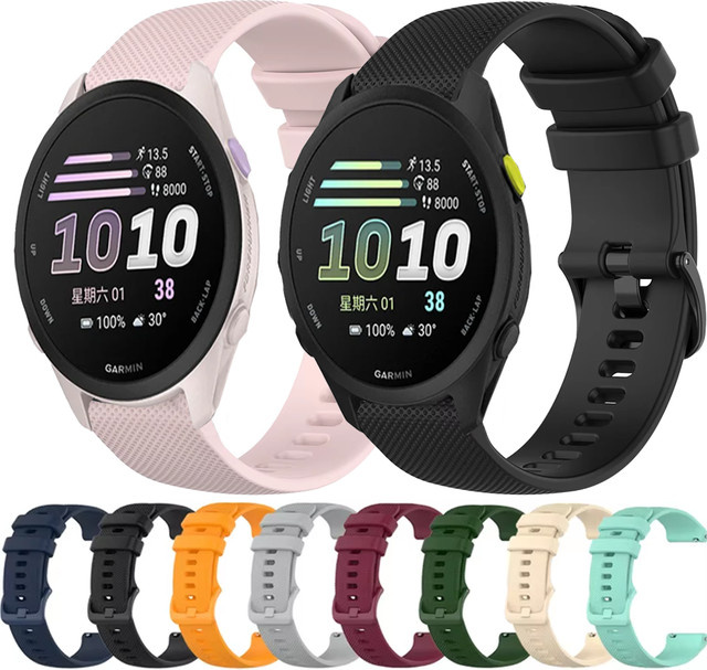 Garmin Uhrenarmband Silikon, Unisex, 20mm 22mm - Bild 1