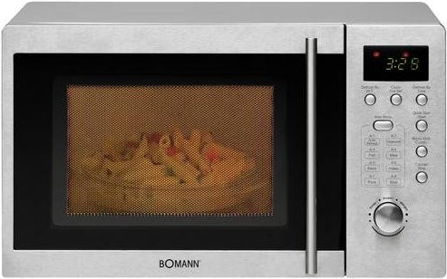 Bomann MWG 2211 U CB Mikrowelle mit Grillfunktion in Silber - Bild 1