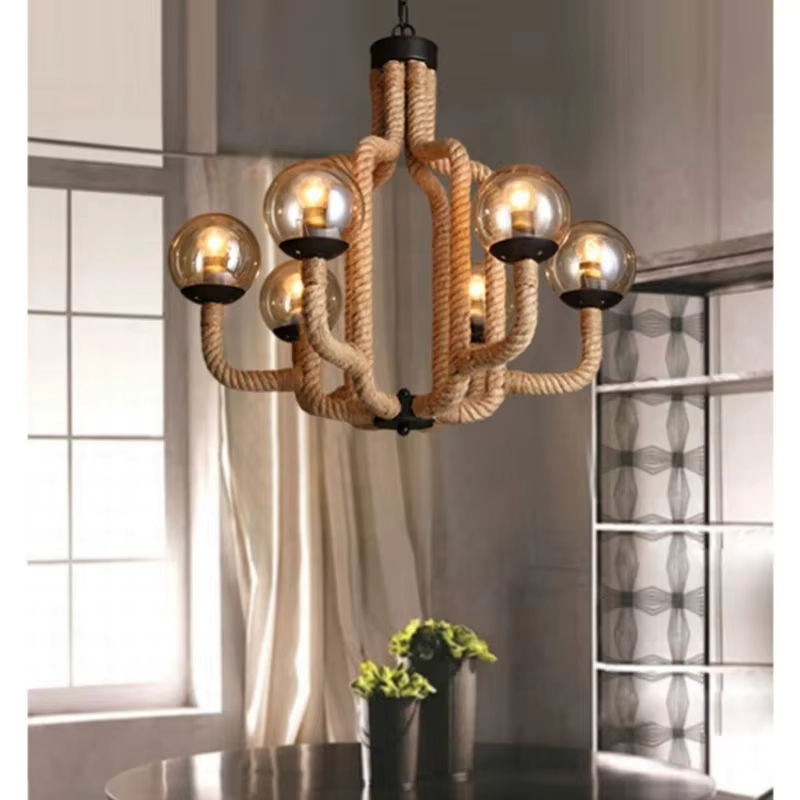 JIANKEXING Pendelleuchte im Edison-Stil mit transparentem Design und warmweißem LED-Filament für Restaurant, Café oder Schlafzimmer - Bild 2