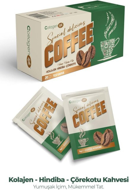 WelLab Collagen Life Detox Kaffee, 20 Beutel - Bild 1