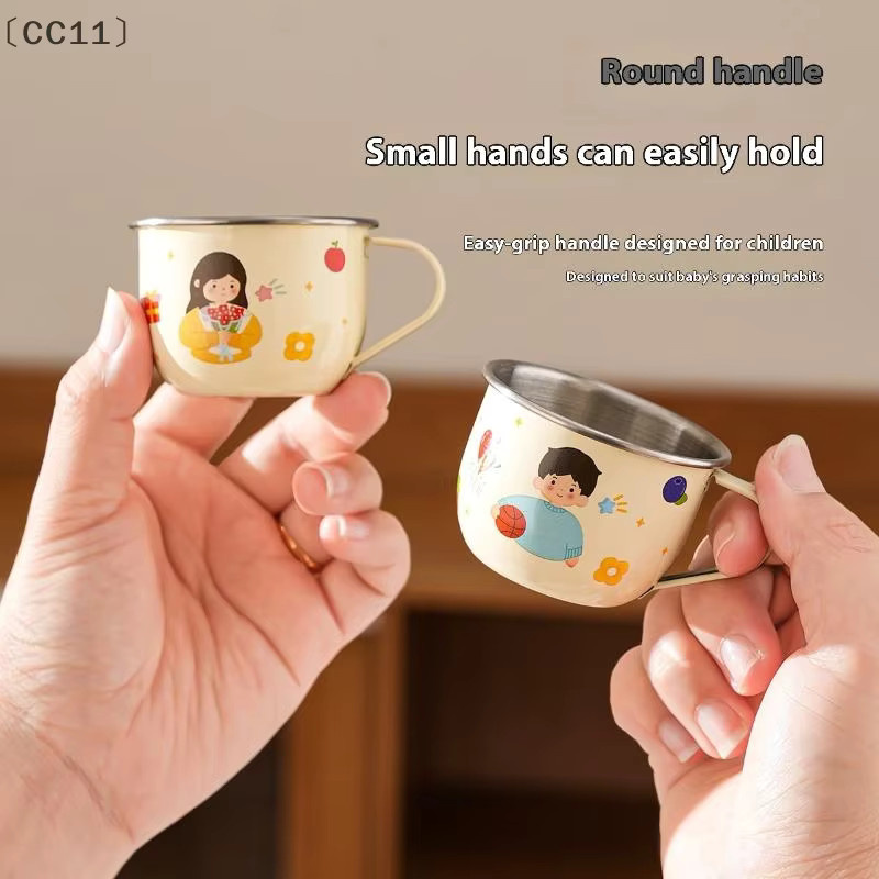 KuZHEN Edelstahl-Trinkbecher für Kinder, Mini-Wassertasse und Kaffeetasse, 220 ml - Bild 4