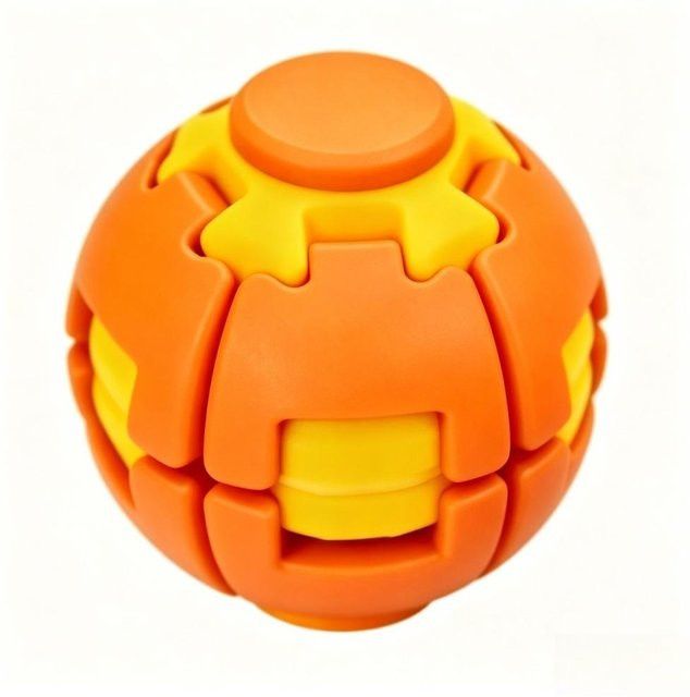 PRELEXT Verwandlung Fidget Spinner Ball, orange - Bild 1