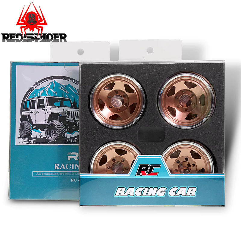 RS RC Felgen 1,9 Zoll Beadlock Radnabe 4-teiliges Set black 1:10 - Bild 6