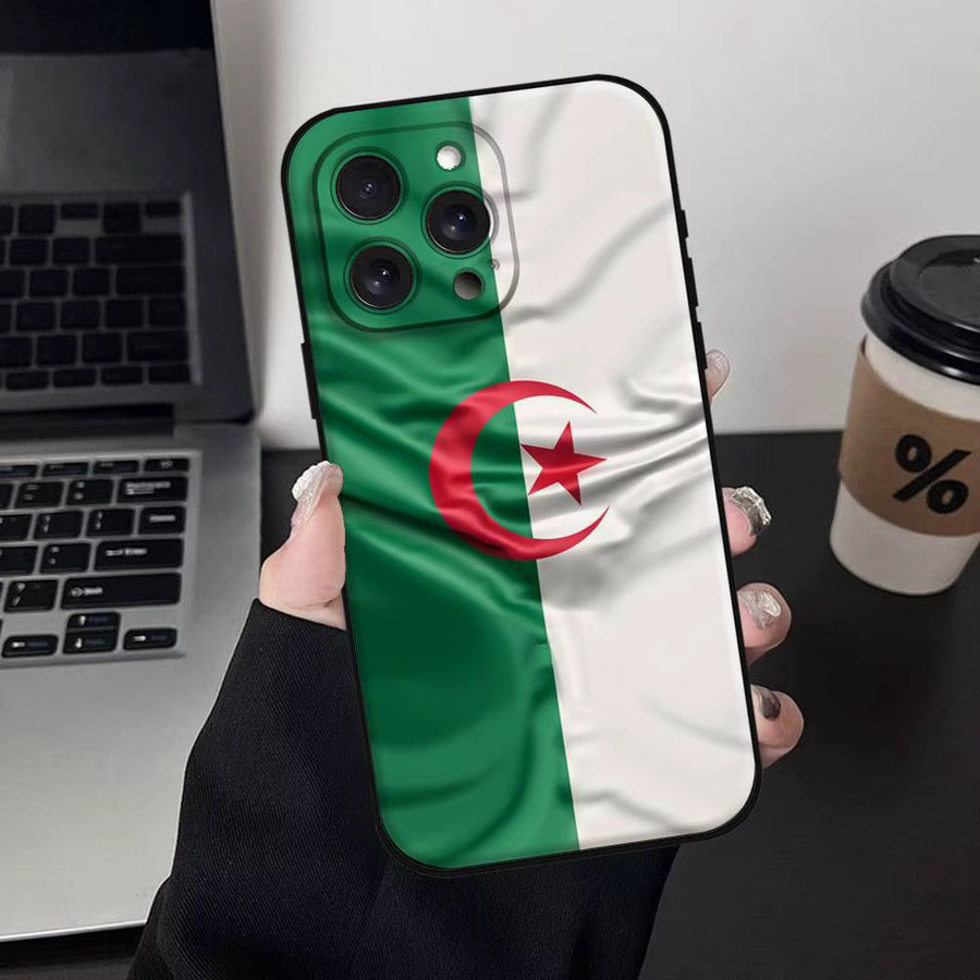 Mesuca Handyhülle mit Algerien-Pass Design für iPhone 11 bis iPhone 17 Pro Max Plus Mini, TPU Weiche Hautfreundliche Hülle, Multicolour - Bild 6