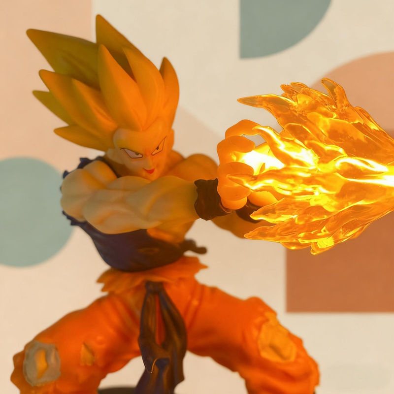Wucifang Bags Goku Nachtlicht Anime Modell Puppe, orange - Bild 2